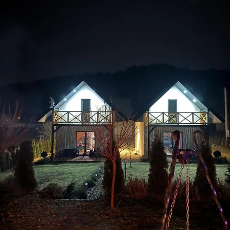 Domki Pod Lasem Gorce Z Kominkiem I Jacuzzi Ochotnica Dolna Exterior photo