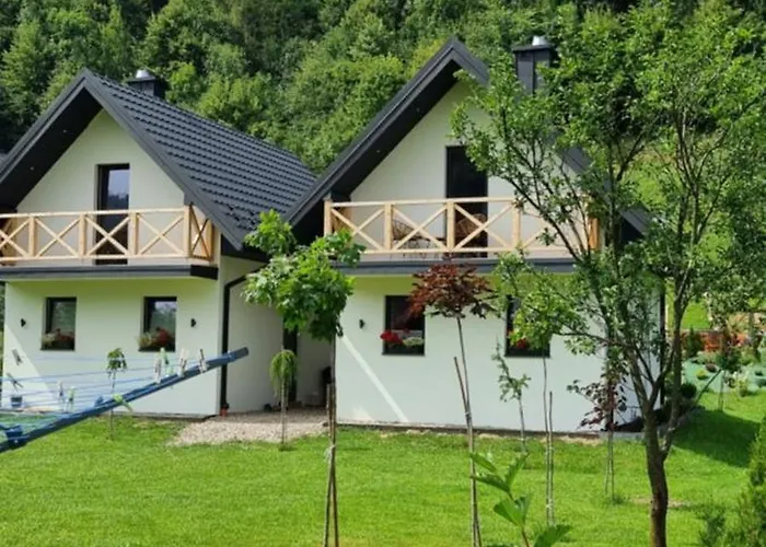 Domki Pod Lasem Gorce Z Kominkiem I Jacuzzi