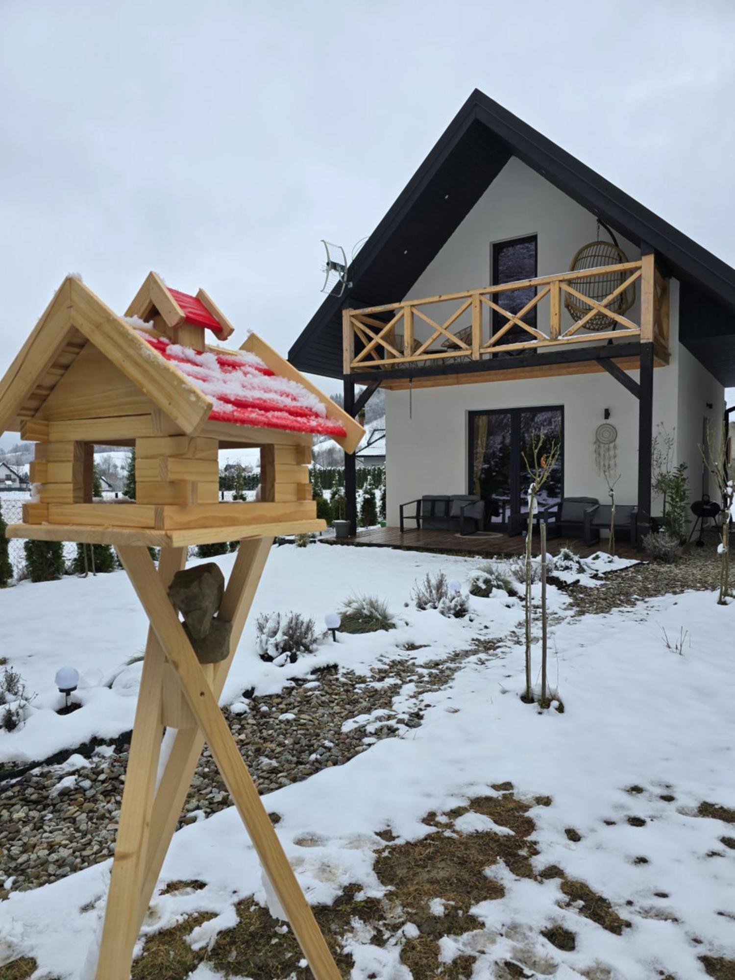 Pod Lasem Gorce Z Kominkiem I Jacuzzi Ferienhaus *