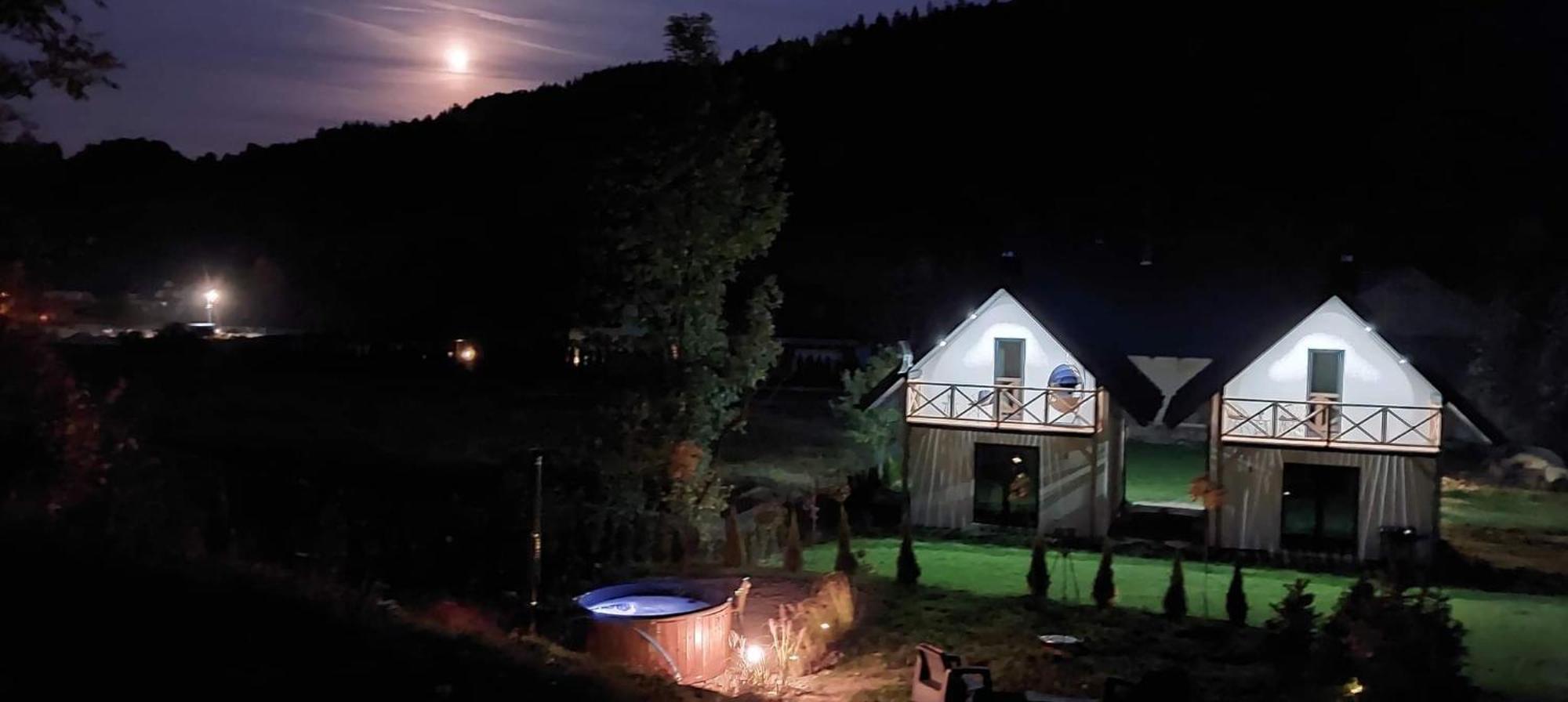 Ferienhaus Pod Lasem Gorce Z Kominkiem I Jacuzzi Ochotnica Dolna