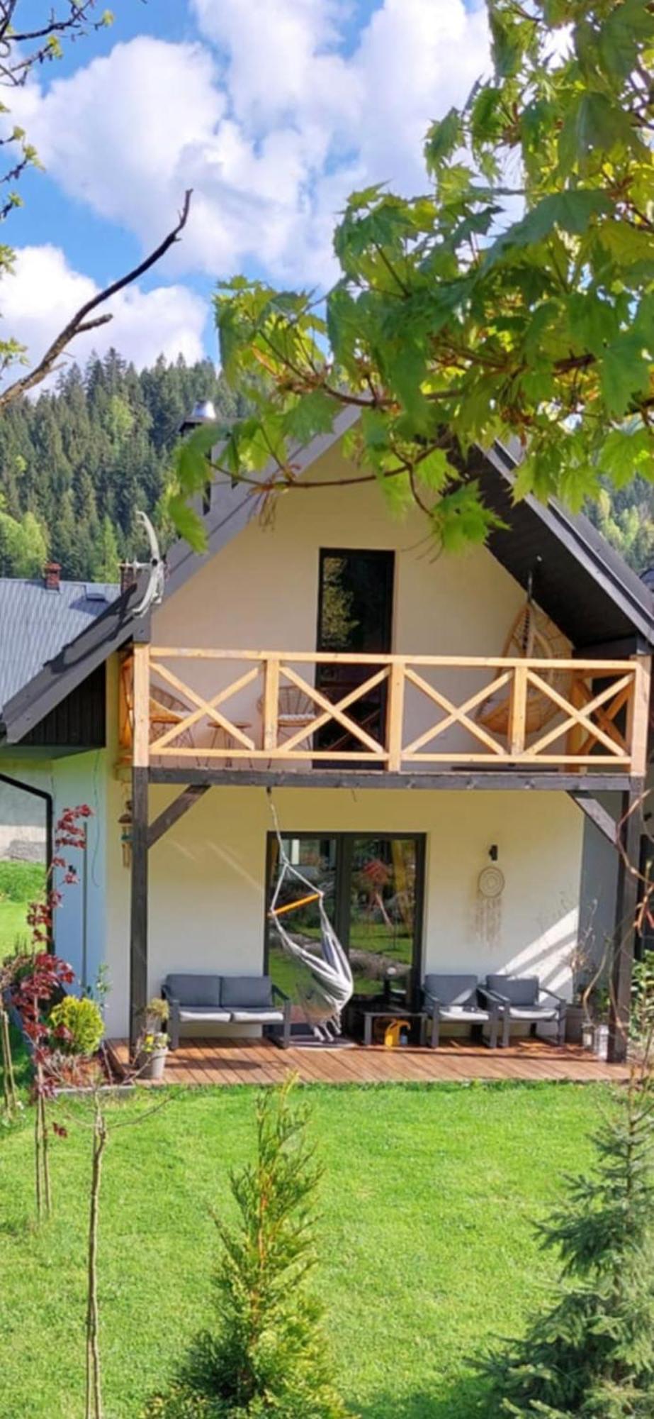 Pod Lasem Gorce Z Kominkiem I Jacuzzi Ferienhaus